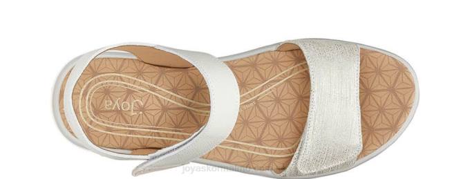 28RJ78 kvinnor flores beige metallic Joya